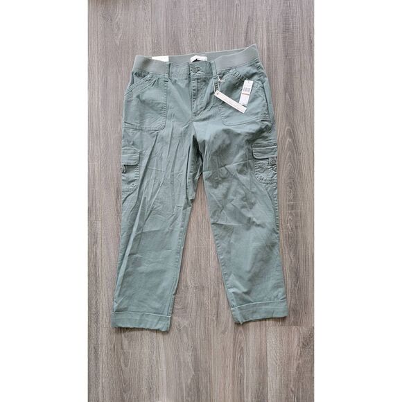 Gloria VanDerBilt Khaki Unltd. Sage Moss Penelope 60421133 size 12 Average NWT - Picture 1 of 7